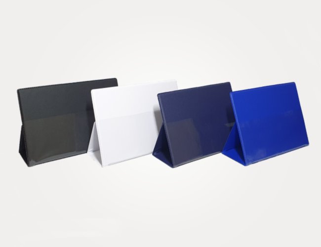 Calendário de Mesa Grande em PVC - Fosco