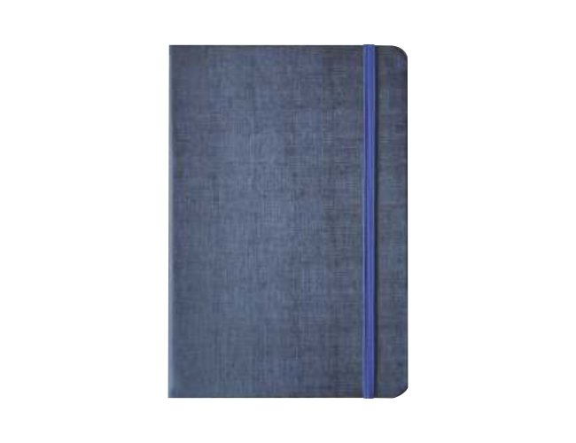 Caderneta de Anota��es com Pauta - Dune Azul