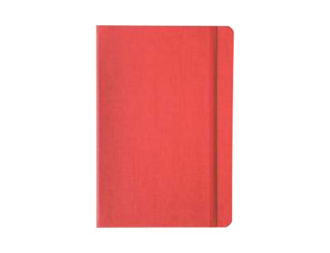 Caderneta de Anota��es com Pauta - Dune Vermelho