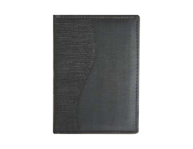 Agenda Costurada com Recortes - Palha Preto / Dune Preto / S